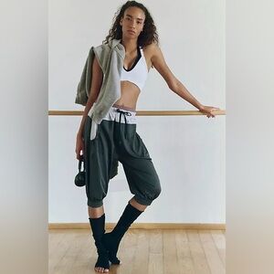 Free People Movement Total Package Track Pants - Black Heather Combo Size XS